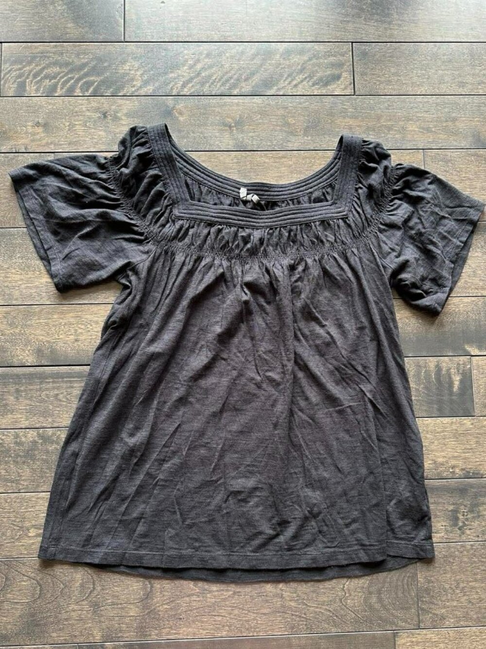 Anthropologie Ruched Tee